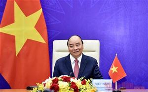 Chủ tịch nước Nguyễn Xuân Phúc điện đàm với Tổng Bí thư, Chủ tịch Trung Quốc Tập Cận Bình