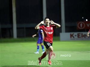 CLB Phố Hiến đánh bại CLB Quảng Nam với tỷ số 1-0