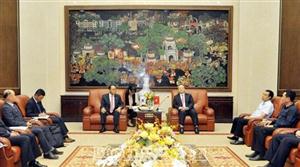 Đồng chí Bí thư Tỉnh ủy Đỗ Tiến Sỹ tiếp và làm việc với Đại sứ đặc mệnh toàn quyền Hàn Quốc tại Việt Nam