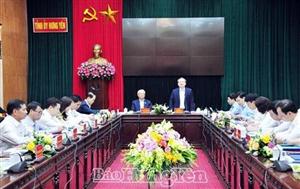 Đoàn giám sát, kiểm tra công tác bầu cử của Ủy ban Thường vụ Quốc hội, Hội đồng Bầu cử Quốc gia giám sát, kiểm tra việc chuẩn bị công tác bầu cử tại tỉnh