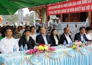 Bí thư Tỉnh ủy Đỗ Tiến Sỹ dự Ngày hội 