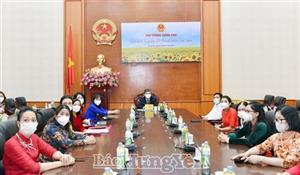 Thủ tướng Chính phủ gặp mặt Hiệp hội Nữ doanh nhân Việt Nam