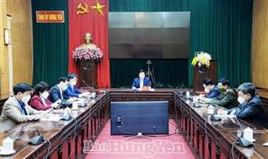 Họp bàn công tác chuẩn bị tổ chức các hoạt động kỷ niệm 110 năm ngày sinh đồng chí Lê Văn Lương