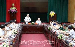 Chủ tịch Ủy ban Trung ương MTTQ Việt Nam Trần Thanh Mẫn thăm và làm việc tại Hưng Yên