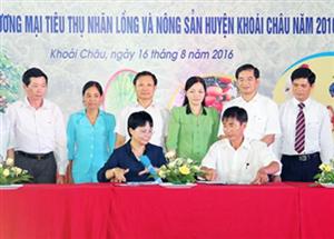 Chương trình xúc tiến thương mại tiêu thụ nông sản huyện Khoái Châu