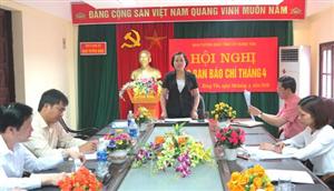 Hưng Yên: Giao ban báo chí tháng 4