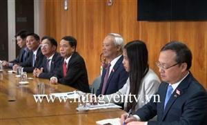 Bí thư Tỉnh ủy Đỗ Tiến Sỹ cùng đoàn Đại biểu Quốc hội Việt Nam thăm, làm việc tại Brazil