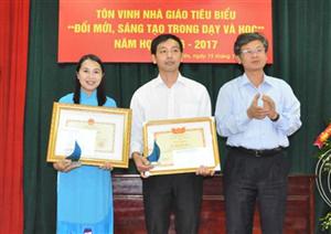 Hưng Yên: Tôn vinh 59 nhà giáo tiêu biểu về đổi mới, sáng tạo trong dạy và học