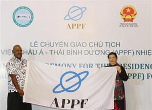 Quốc hội Việt Nam tiếp nhận chức Chủ tịch APPF