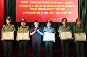 Hưng Yên: Tổng kết 10 năm thực hiện Chỉ thị số 13/2008/CT-BCA (A11) của Bộ Công an