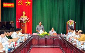 Đoàn công tác Trung ương Hội Nạn nhân chất độc da cam/dioxin Việt Nam làm việc với tỉnh Hưng Yên