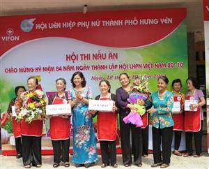 Hội phụ nữ phường Lê Lợi: Hội thi nấu ăn kỷ niệm ngày thành lập Hội LHPN Việt Nam 20/10