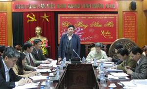 Kiểm tra công tác chuẩn bị bầu cử tại 2 huyện Văn Giang, Ân Thi