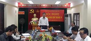 Hưng Yên tổ chức Hội nghị giao ban báo chí tháng 4/2019