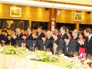 Chiêu đãi trọng thể chào mừng Tổng Bí thư, Chủ tịch nước Trung Quốc Tập Cận Bình và Đoàn đại biểu Cấp cao nước CHND Trung Hoa