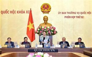 Khai mạc phiên họp thứ 32 của Ủy ban Thường vụ Quốc hội