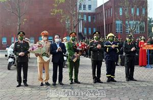 Công an tỉnh ra quân thực hiện đợt cao điểm tấn công trấn áp tội phạm, bảo đảm an ninh trật tự Tết Dương lịch, Tết Nguyên đán Nhâm Dần 2022