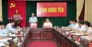 Triển khai quyết định, kế hoạch kiểm tra của Ban Bí thư Trung ương Đảng tại tỉnh Hưng Yên