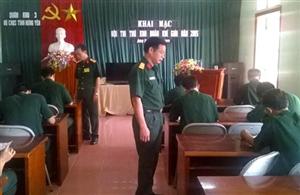 Bộ CHQS tỉnh: Tổ chức Hội thi Thủ kho Quân khí giỏi năm 2015