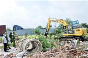 Yên Mỹ: Cưỡng chế thực hiện quyết định thu hồi đất đối với 18 hộ dân ở thị trấn Yên Mỹ