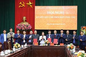 Văn phòng Tỉnh ủy, Văn phòng Đoàn ĐBQH và HĐND tỉnh, Văn phòng UBND tỉnh: Ký quy chế phối hợp công tác