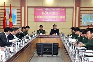Đảng ủy Quân sự tỉnh ra nghị quyết lãnh đạo thực hiện nhiệm vụ năm 2023