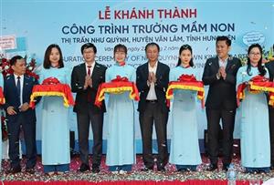 Khánh thành trường mầm non thị trấn Như Quỳnh