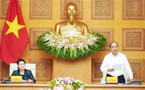 Ban Cán sự đảng Chính phủ và Đảng đoàn Quốc hội họp về công tác chuẩn bị kỳ họp thứ 10 Quốc hội khóa XIV