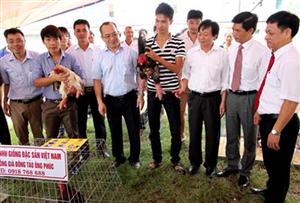 Công bố quyết định cấp giấy chứng nhận nhãn hiệu tập thể gà Đông Tảo