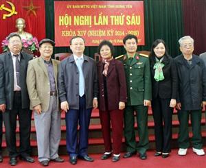 Hưng Yên đánh giá công tác Mặt trận năm 2016