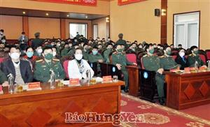 Thị xã Mỹ Hào gặp mặt thanh niên nhập ngũ và phát động trồng hàng cây quân dân xuân Nhâm Dần 2022