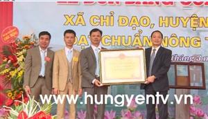 Xã Chỉ Đạo, Văn Lâm đón bằng công nhận đạt chuẩn nông thôn mới