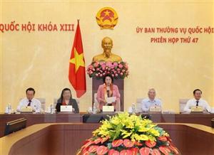 Khai mạc phiên họp thứ 47 Ủy ban Thường vụ Quốc hội khóa XIII
