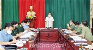 Chuẩn bị kỹ lưỡng công tác bảo đảm an ninh, trật tự và y tế phục vụ cuộc bầu cử