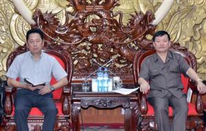 Chủ tịch UBND tỉnh Nguyễn Văn Phóng làm việc với đại diện Công ty TNHH Kyocera Việt Nam