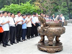 Đoàn đại biểu HĐND tỉnh Hưng Yên thăm, làm việc tại Khu di tích K9