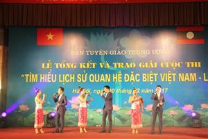 Kết quả cuộc thi viết “Tìm hiểu lịch sử quan hệ đặc biệt Việt Nam – Lào
