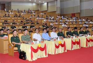 Bồi dưỡng lý luận, tập huấn diễn tập khu vực phòng thủ tỉnh năm 2022