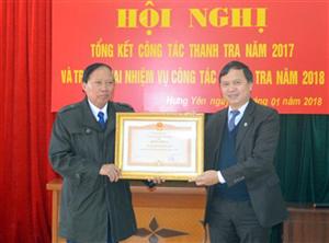 Thanh tra tỉnh Hưng Yên kiến nghị xử lý trên 100 tỷ đồng trong năm 2017