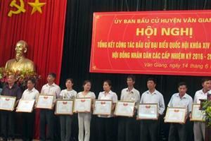 Huyện Văn Giang tổng kết công tác bầu cử