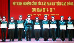 Quân khu 3 rút kinh nghiệm công tác bảo đảm an toàn giao thông