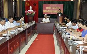 Hội nghị báo cáo viên tháng 8