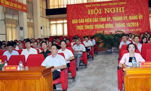 Hưng Yên dự hội nghị trực tuyến báo cáo viên