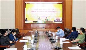 Giao ban trực tuyến toàn quốc công tác phi chính phủ nước ngoài năm 2021