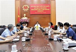 Hội nghị trực tuyến toàn quốc triển khai nhiệm vụ công tác ngành Nội vụ 6 tháng cuối năm