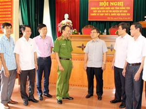 Đoàn đại biểu Quốc hội tỉnh Hưng Yên tiếp xúc cử tri