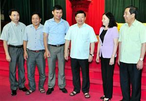 Đại biểu HĐND tỉnh tiếp xúc cử tri huyện Ân Thi