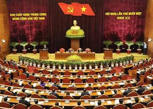 Bế mạc Hội nghị lần thứ 11 Ban Chấp hành Trung ương Đảng khoá XII