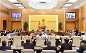 Phiên họp thứ 41 của Ủy ban Thường vụ Quốc hội sẽ diễn ra ngày 9 và 10-1