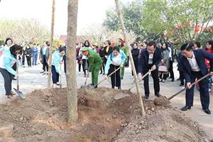 Hội Liên hiệp phụ nữ tỉnh: Ra quân hưởng ứng Tết trồng cây đời đời nhớ ơn Bác Hồ - Xuân Quý Mão 2023